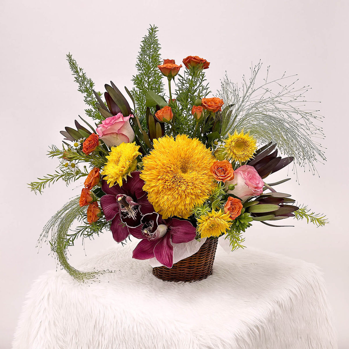 Marigold Seasonal Flower Arrangement