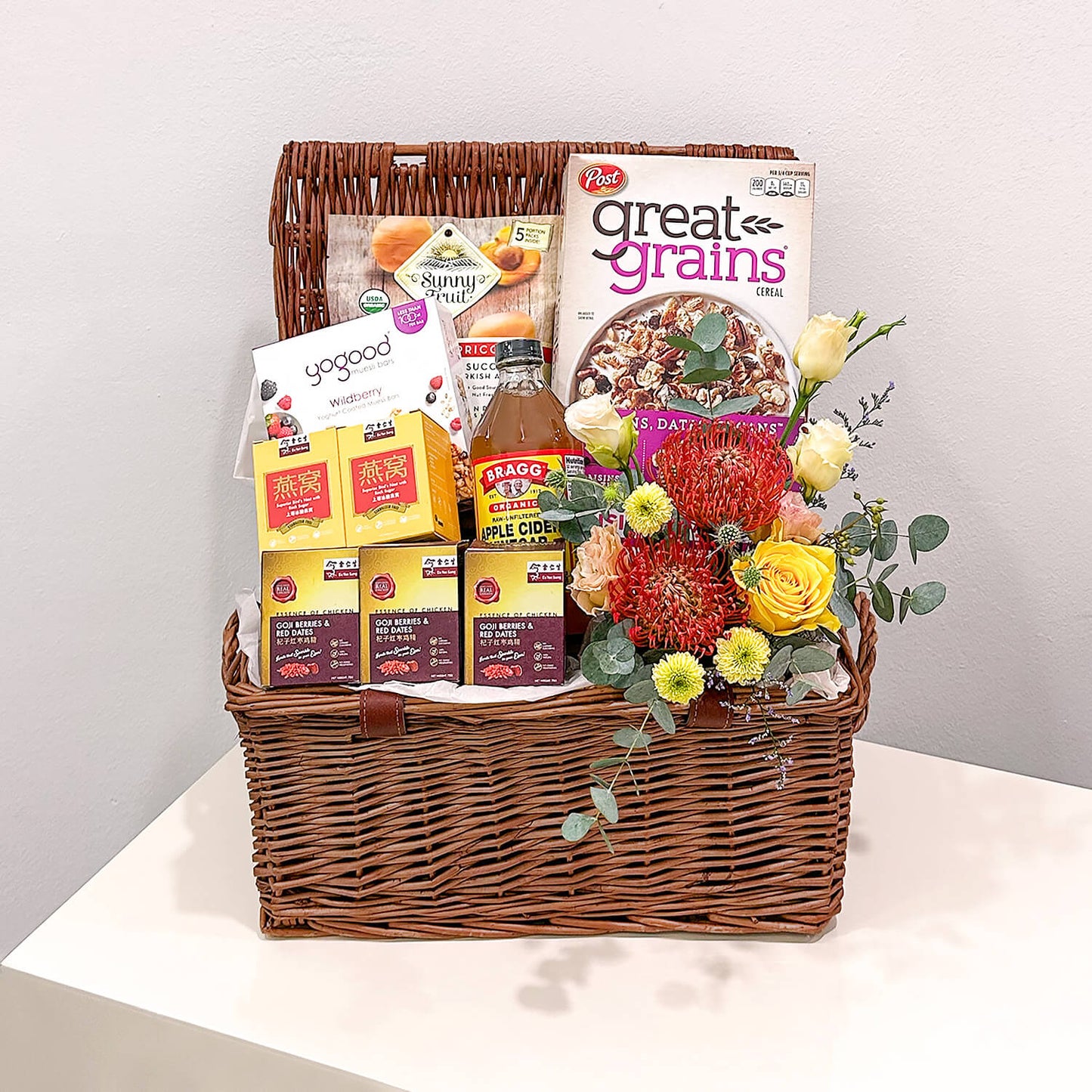 Delight in the beauty of nature's blooms with get well soon gifts that savour the goodness of wholesome treats.