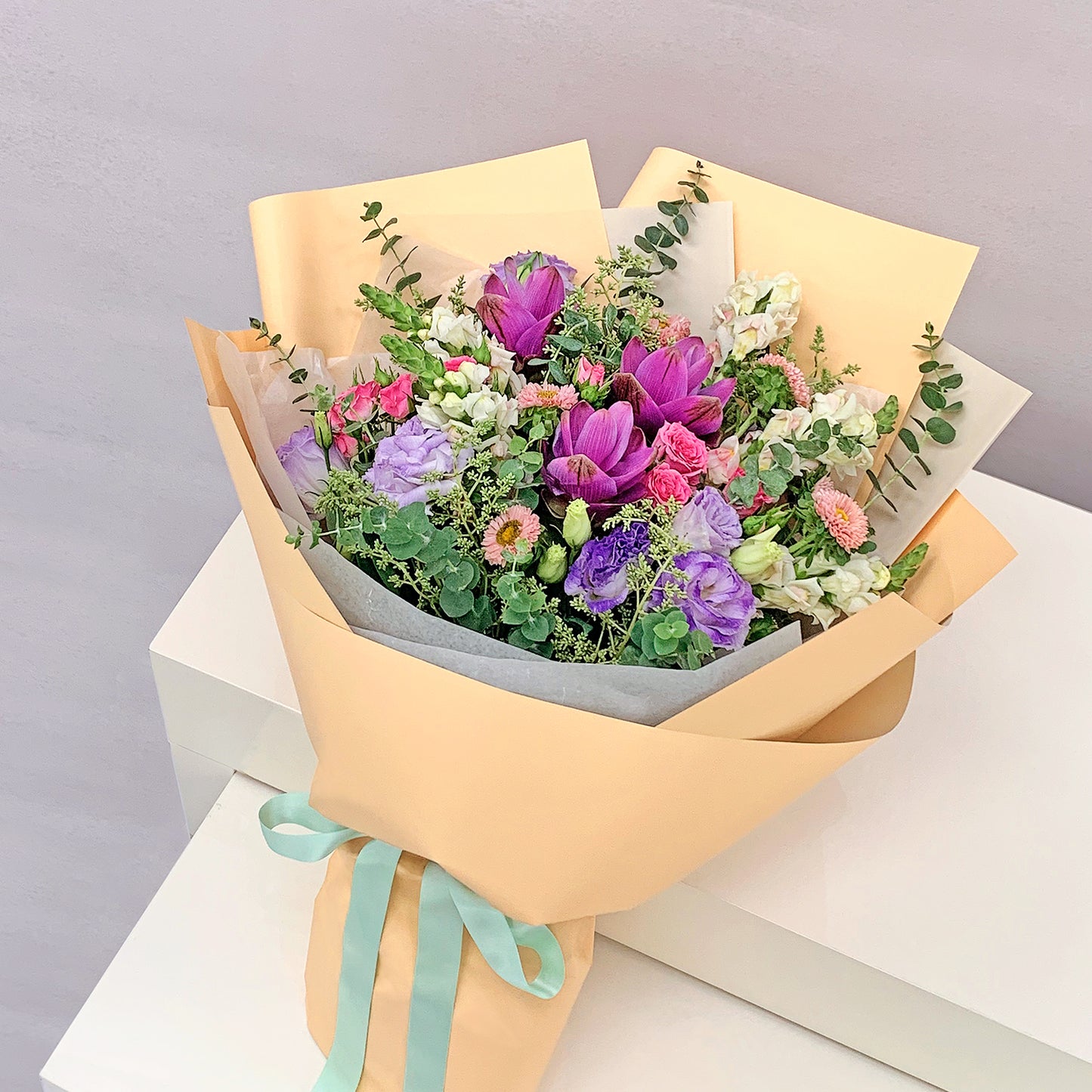 Enchanting Spring Seasonal Hand Bouquet