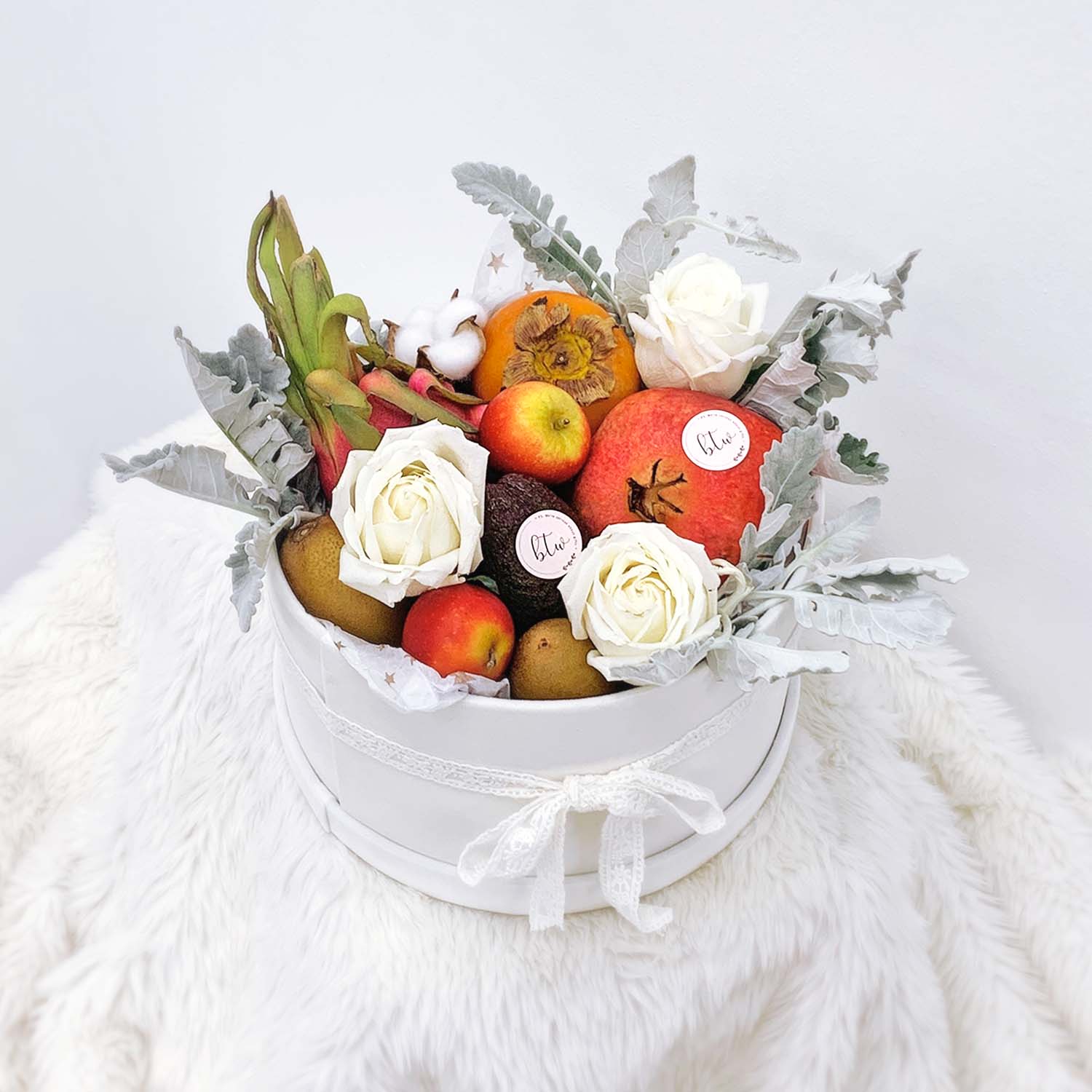 A fruit basket that is expressive, elegant and reminiscent of clear, crisp midnight dew. Send this healthy and quality floral gift to someone special today!
