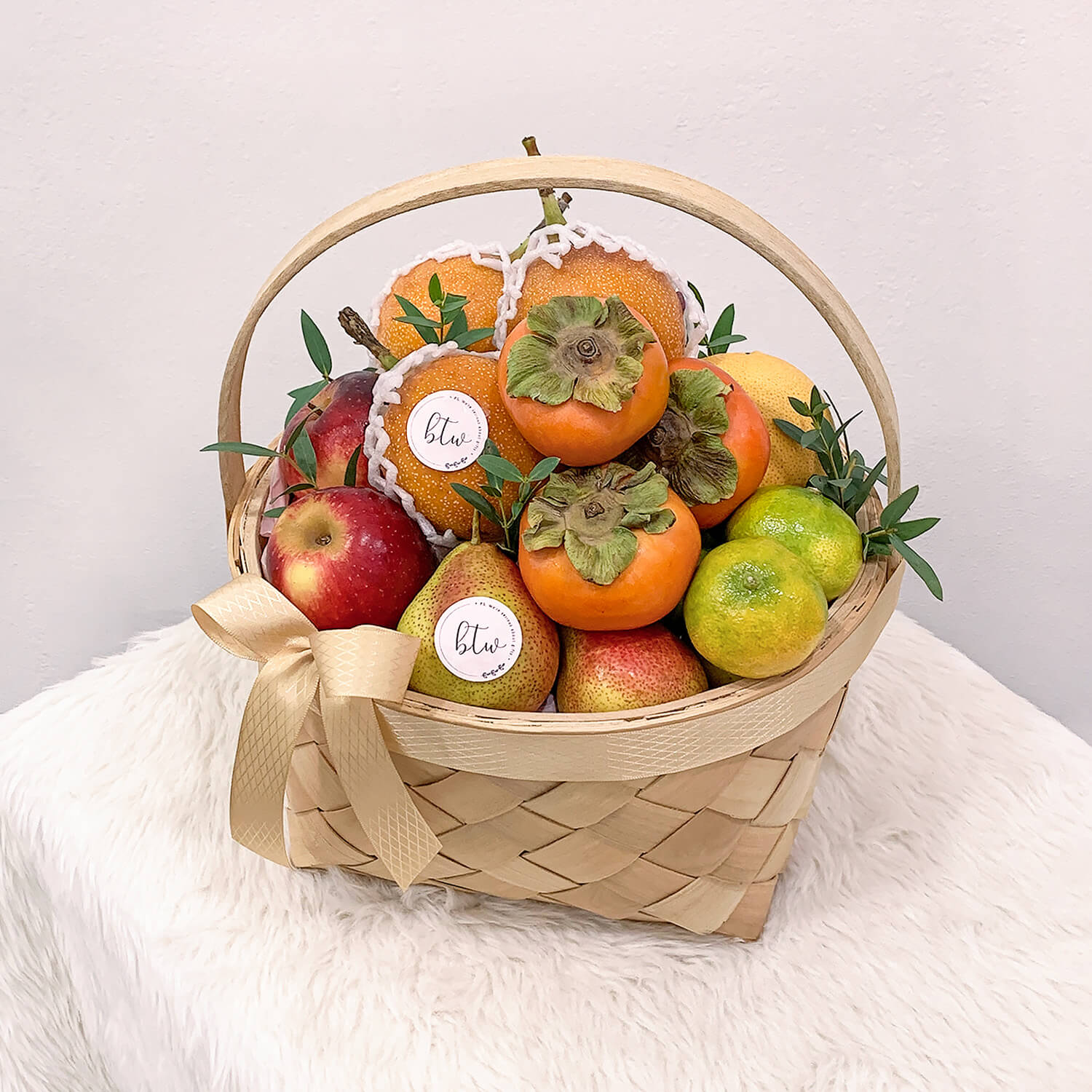 Amber Sunset Seasonal Fruits Basket