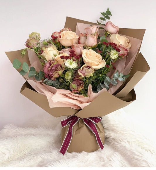 Rustic Blooms Seasonal Hand Bouquet